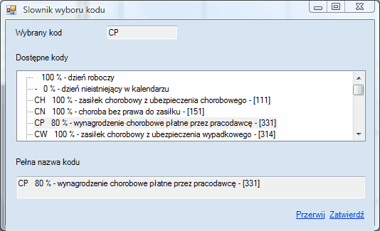 Statystyka miesieczna_okno_wyboru_kodu_nieobecnosci